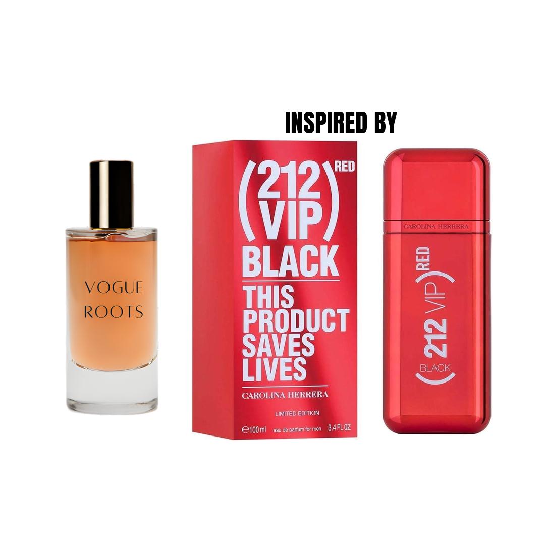 Inspired By 212 VIP BLACK (RED) MEN- Vogue Roots