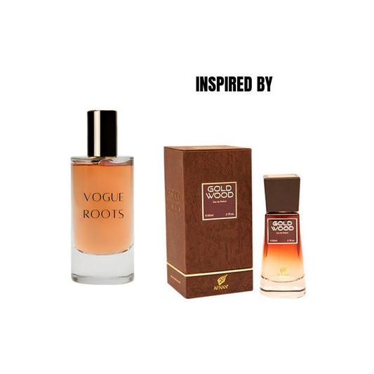 Inspired By AFNAN GOLD WOOD- Vogue Roots