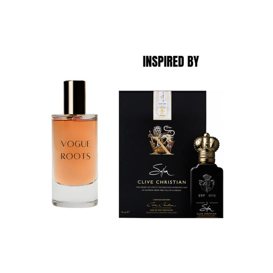 Inspired By Christian Clive X Twist Saffron- Vogue Roots