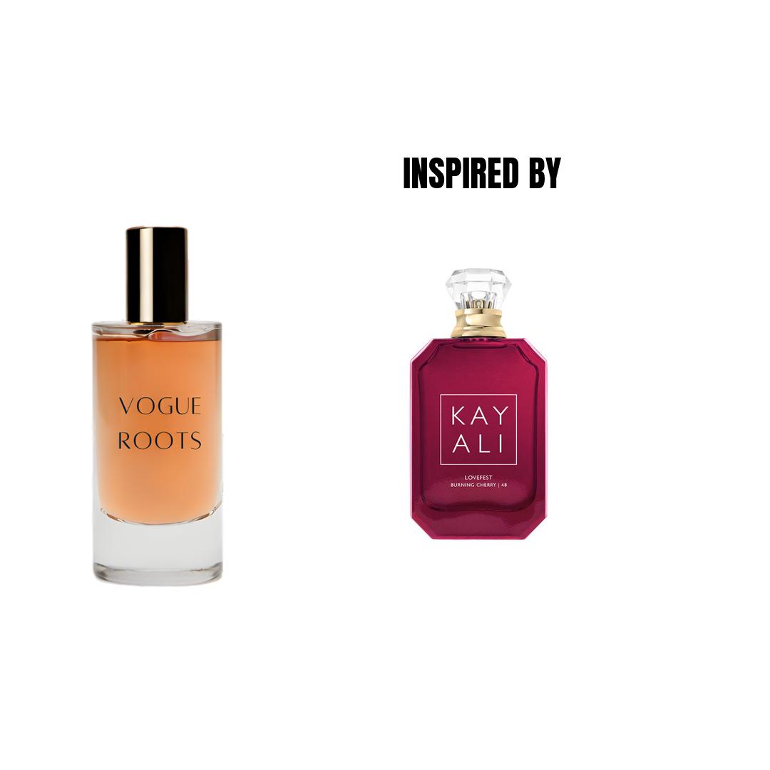 Inspired By KAYALI Love fest Burning cherry- Vogue Roots