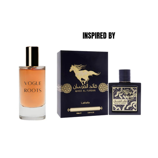 Inspired By LATTAFA Qaed Al Fursan- Vogue Roots