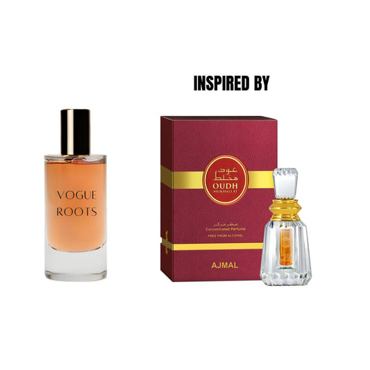 Inspired By MUKHALLAT OUDH- Vogue Roots