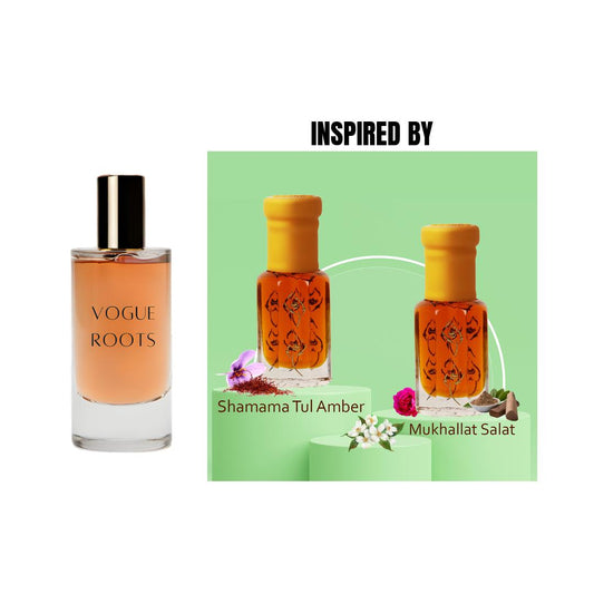 Inspired By MUKHALLAT Tul Shamama- Vogue Roots