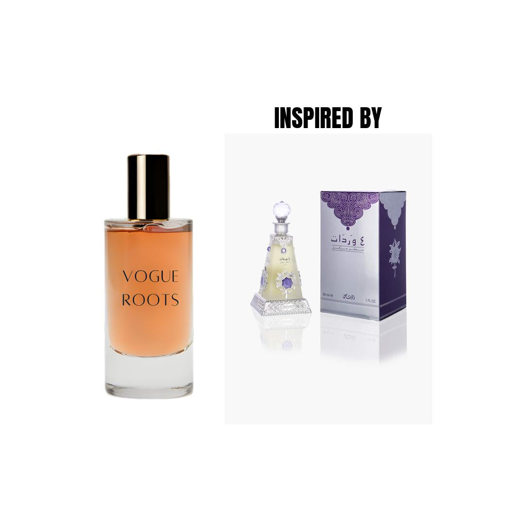 Inspired By RASASI ARBA WARDAD- Vogue Roots