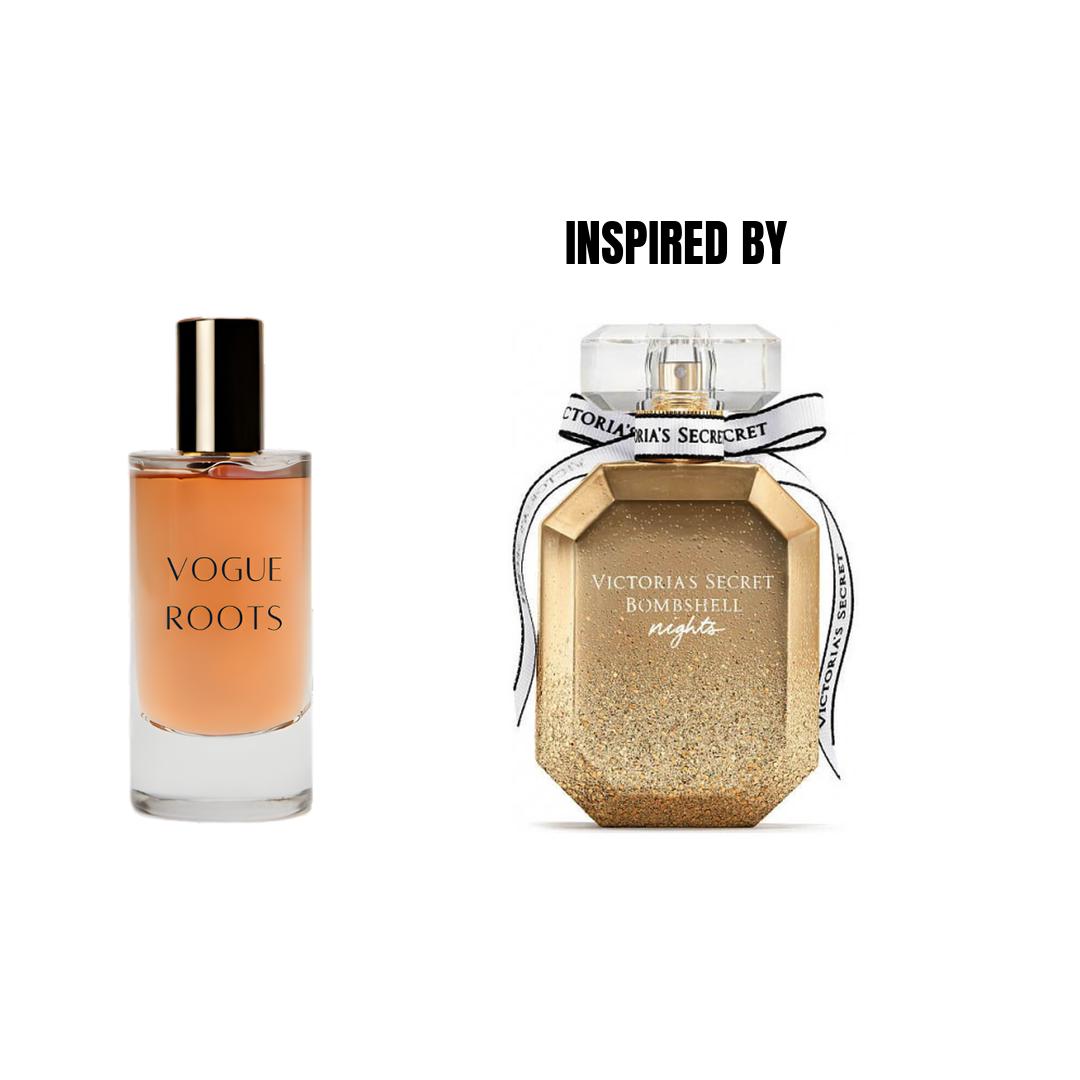 Inspired By VICTORIA SECRET BOMBSHELL NIGHT- Vogue Roots