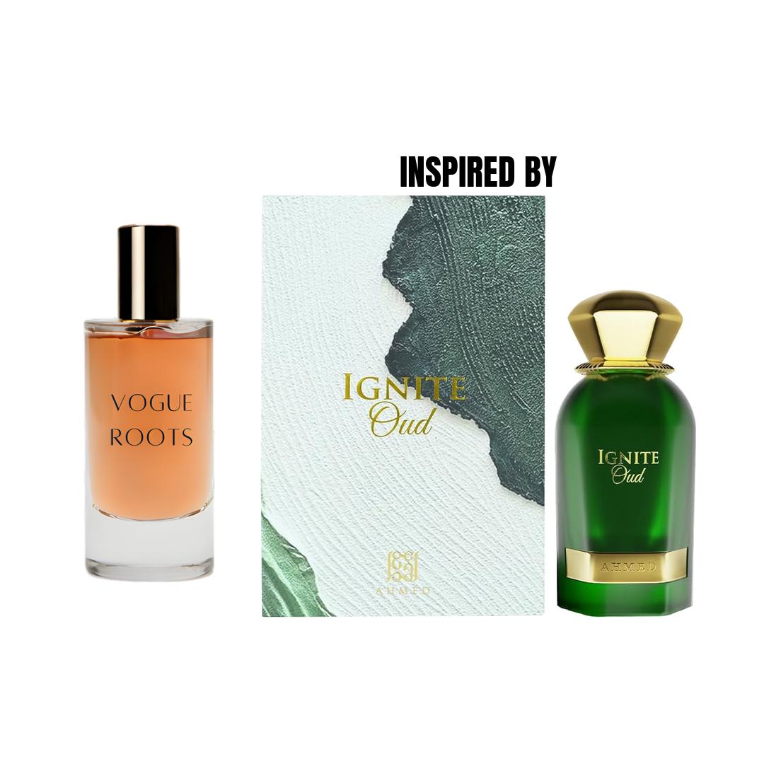Inspired By AHMED AL MAGHRIBI – IGNITE OUD- Vogue Roots