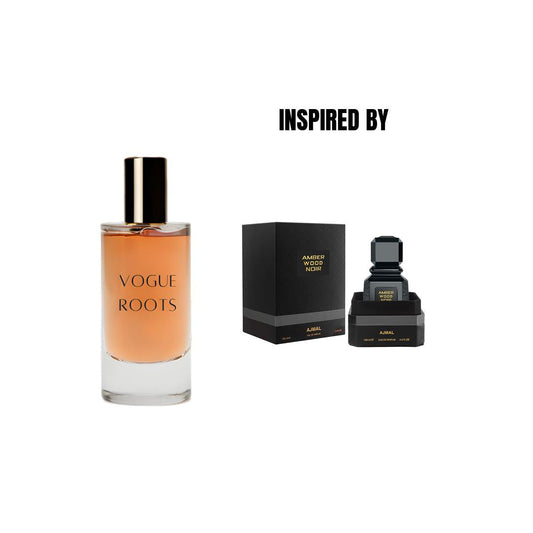 Inspired By AJMAL AMBERWOOD NOIR- Vogue Roots
