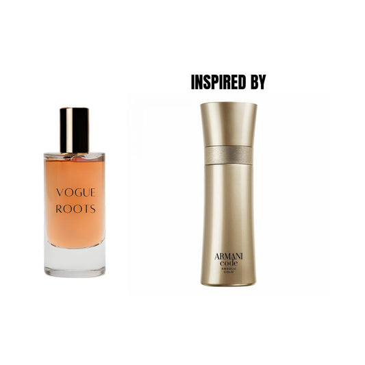 Inspired By ARMANI - ARMANI CODE ABSOLU GOLD- Vogue Roots