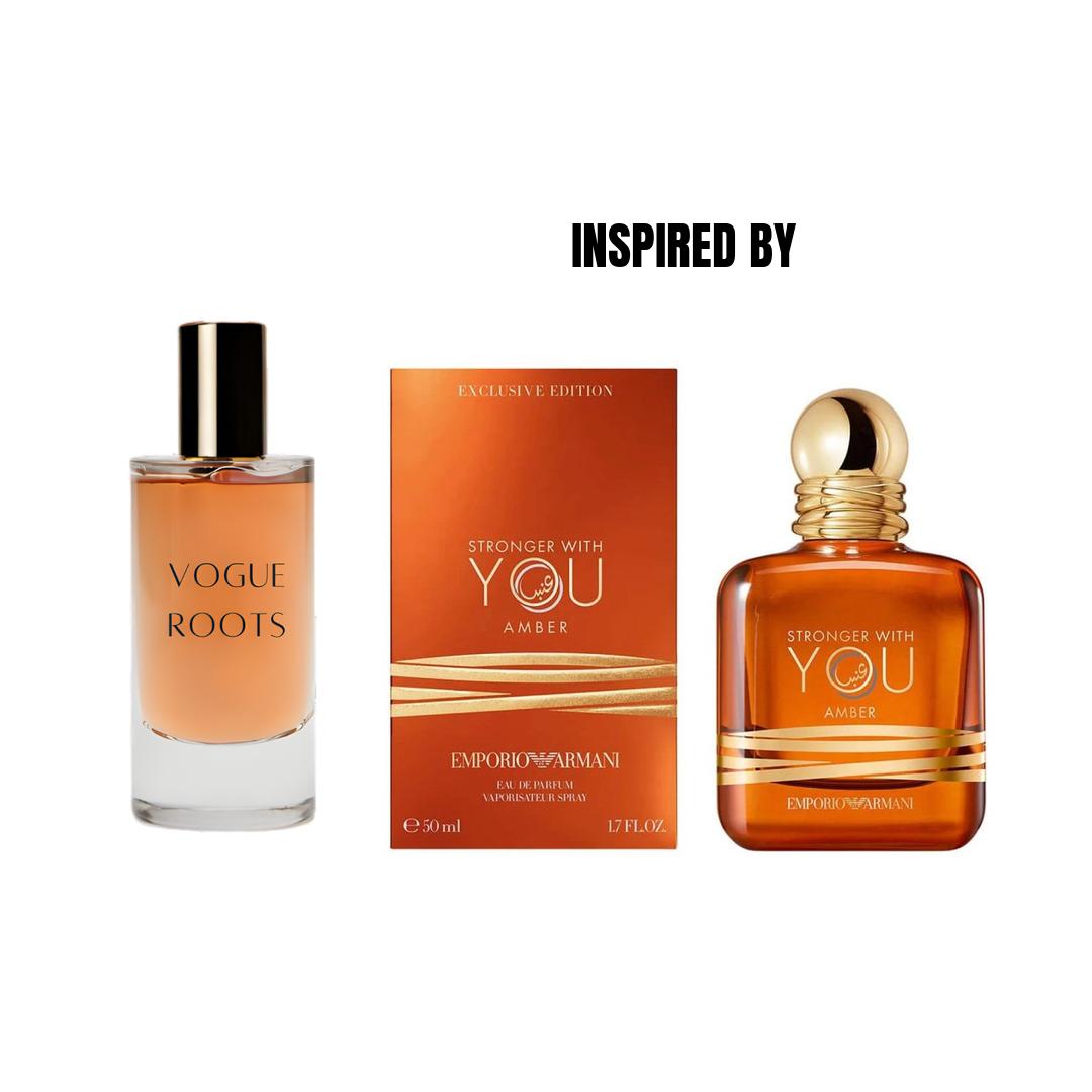 Inspired By ARMANI Stronger with you AMBER- Vogue Roots