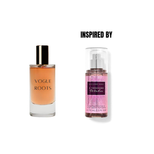 Inspired By BATH AND BODY WORKS 1000 WISHES- Vogue Roots