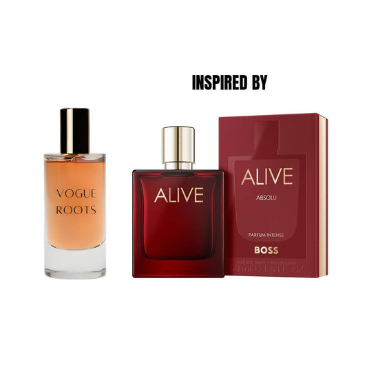 Inspired By BOSS – ALIVE INTENSE- Vogue Roots