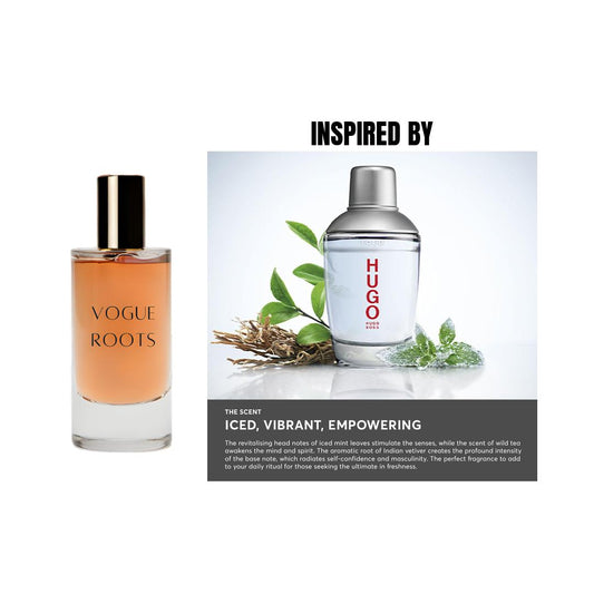 Inspired By BOSS – BOTTLE ICED- Vogue Roots