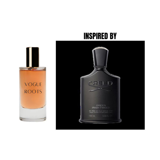 Inspired By CREED – GREEN IRISH TWEED- Vogue Roots
