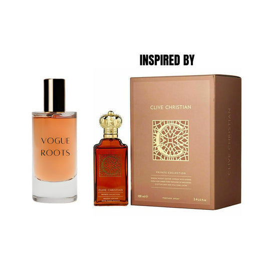 Inspired By Christian Clive C for men woody leather with oudh intense- Vogue Roots