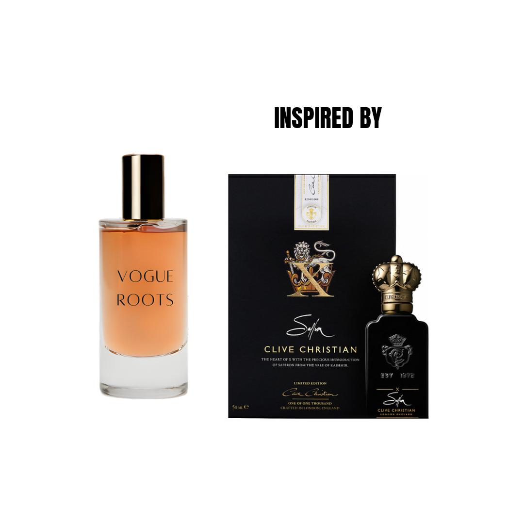 Inspired By Christian Clive X Twist Saffron- Vogue Roots