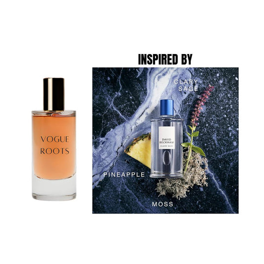 Inspired By DAVID BECKHAM – CLASSIC BLUE- Vogue Roots