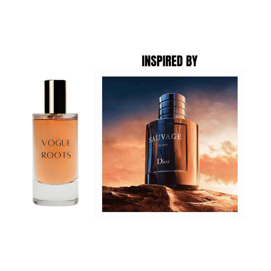 Inspired By DIOR – SAUVAGE ELIXIR- Vogue Roots