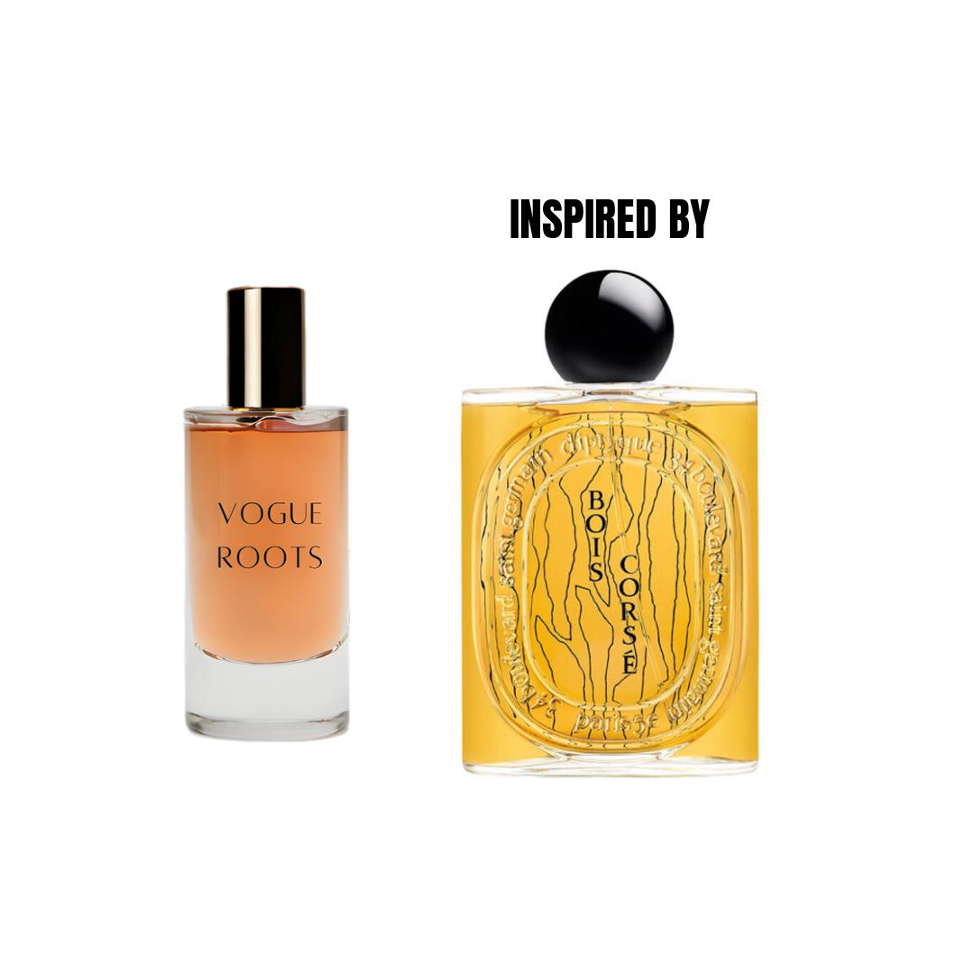 Inspired By DIPTYQUE – BOIS CORSE- Vogue Roots
