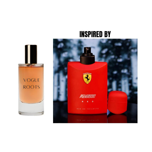 Inspired By FERRARI RED- Vogue Roots