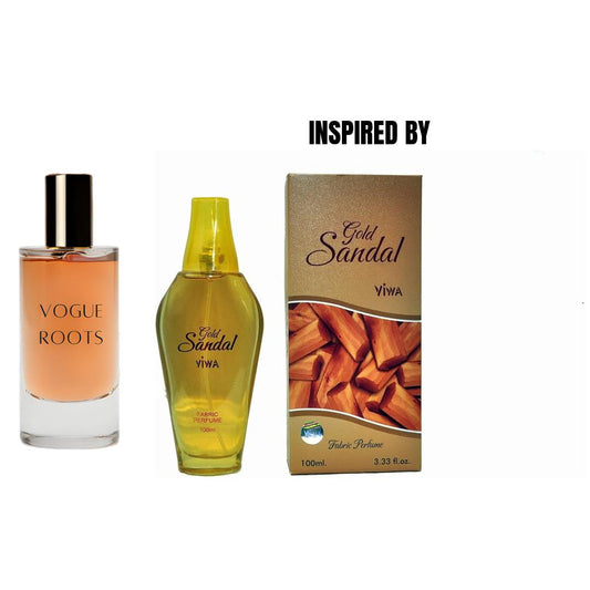 Inspired By GOLD SANDAL- Vogue Roots