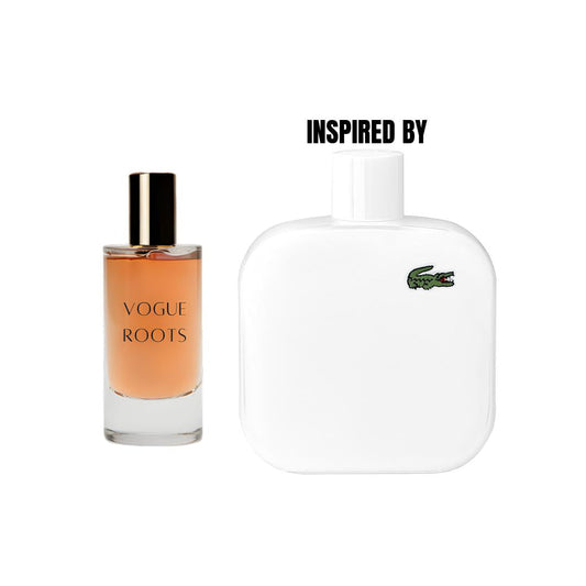 Inspired By LACOSTE WHITE PREMIUM- Vogue Roots