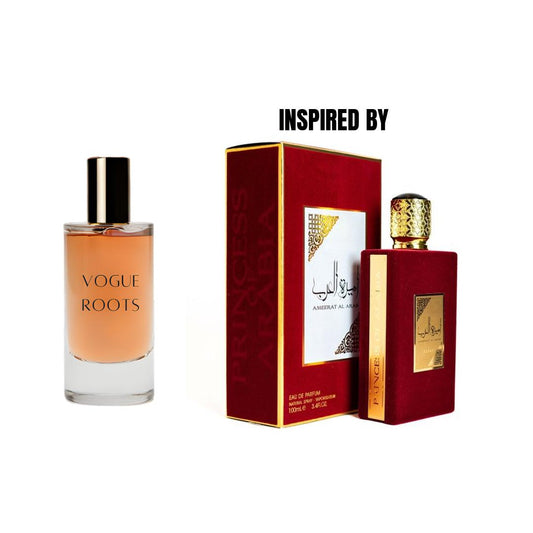 Inspired By LATTAFA Ameerat Al Arab- Vogue Roots