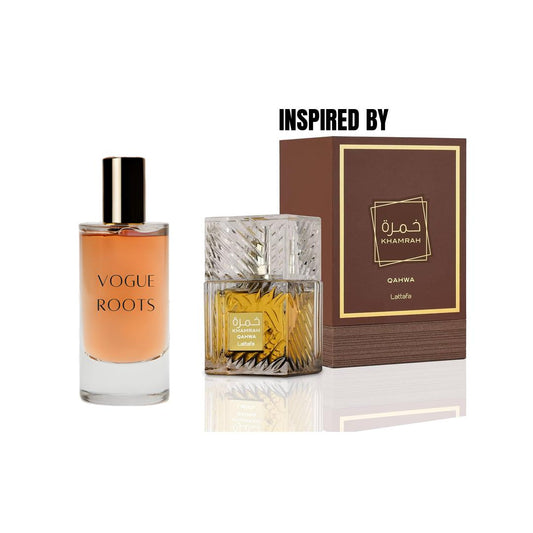 Inspired By LATTAFA KHAMRAH QAHWA- Vogue Roots