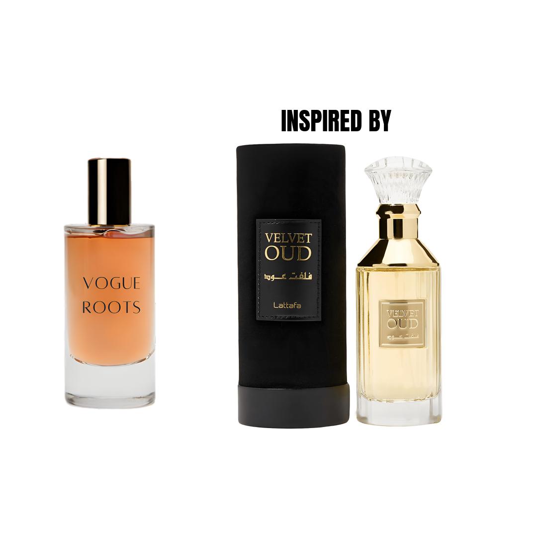 Inspired By LATTAFA VELVET OUD- Vogue Roots