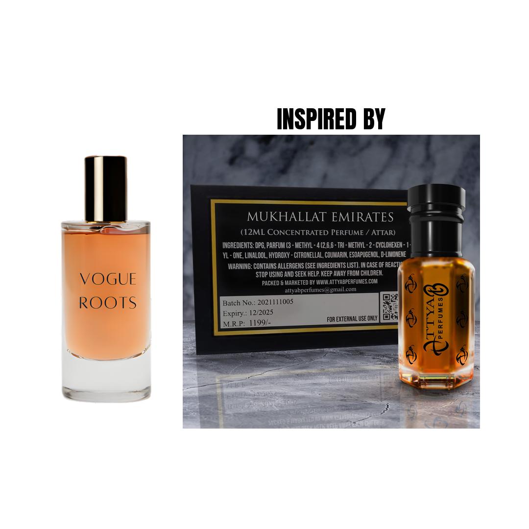 Inspired By MUKHALLAT Emirates- Vogue Roots