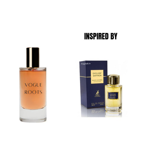 Inspired By Maison Alhambra Exclusif  Saffron- Vogue Roots
