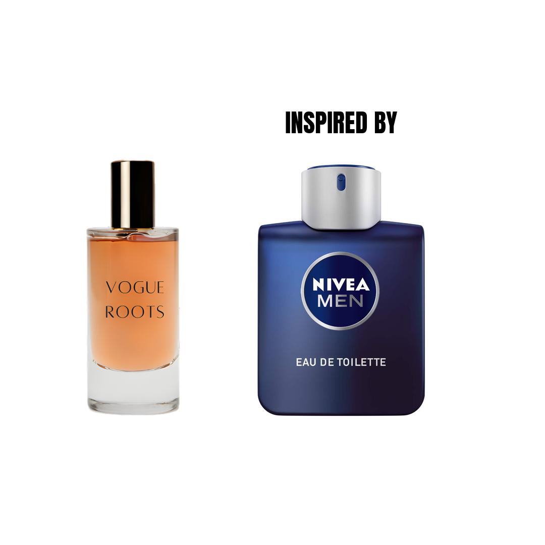 Inspired By NIVEA BLUE- Vogue Roots
