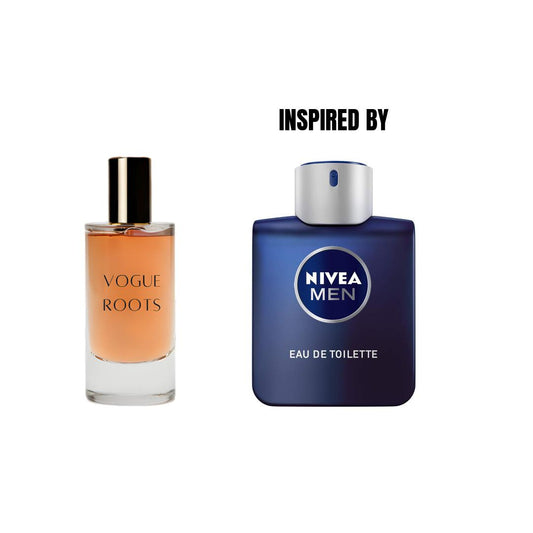 Inspired By NIVEA BLUE- Vogue Roots