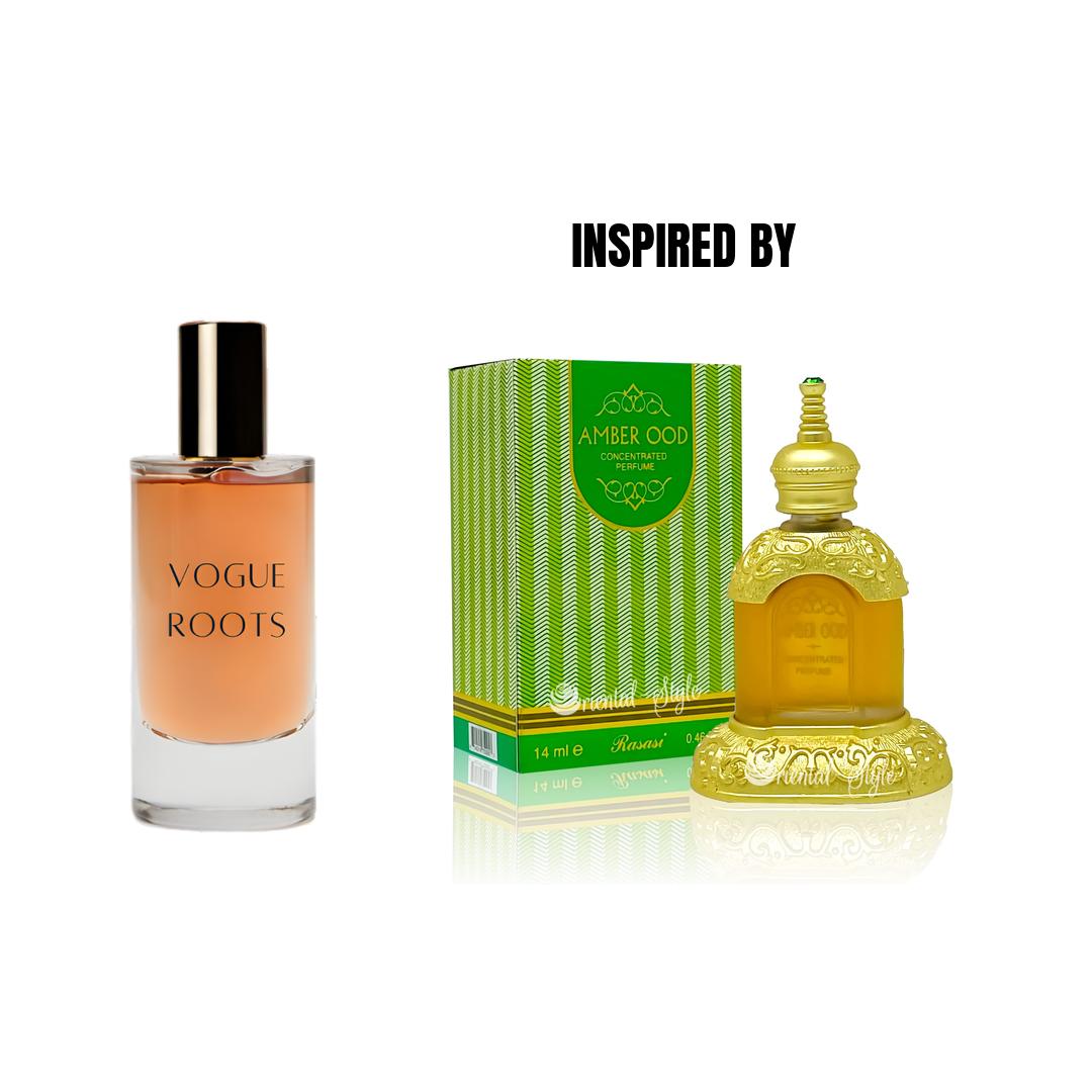 Inspired By OUD - AMBER OUD RASASI- Vogue Roots