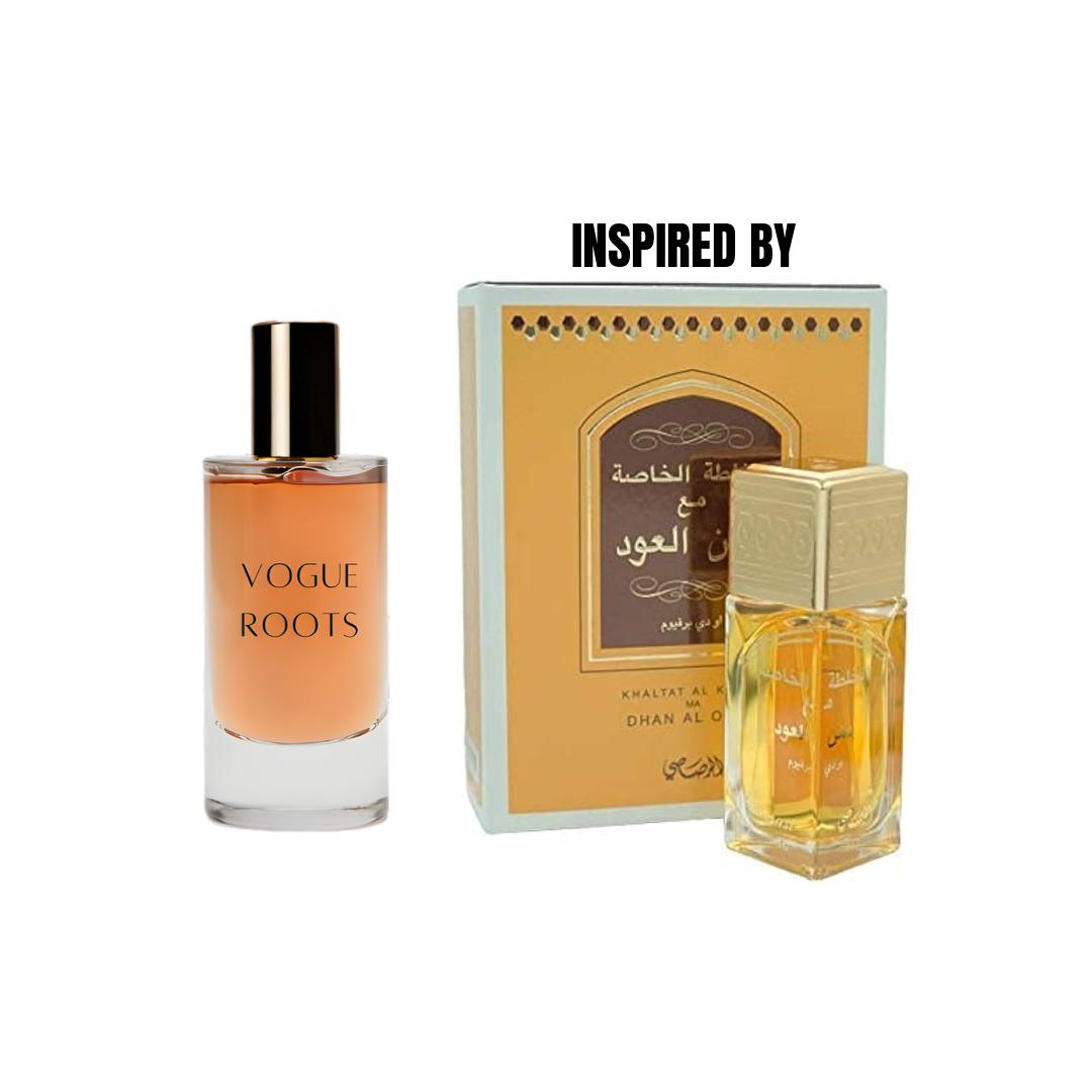 Inspired By RASASI KHALTAT AL KHASA MA DAHN AL OUDH- Vogue Roots