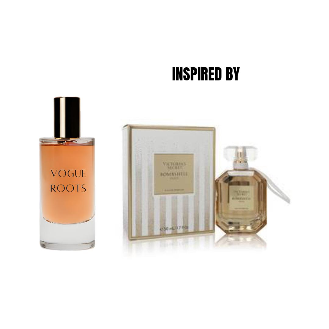Inspired By VICTORIA SECRET BOMBSHELL GOLD- Vogue Roots
