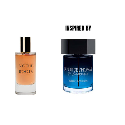Inspired By YSL LA NUIT DE L HOMME BLUE ELECTRIQUE- Vogue Roots