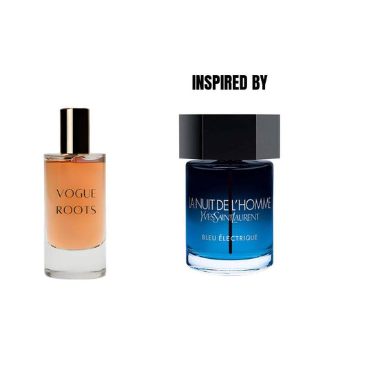 Inspired By YSL LA NUIT DE L HOMME BLUE ELECTRIQUE- Vogue Roots